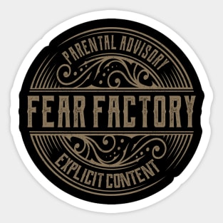 Fear Factory Vintage Circle Sticker